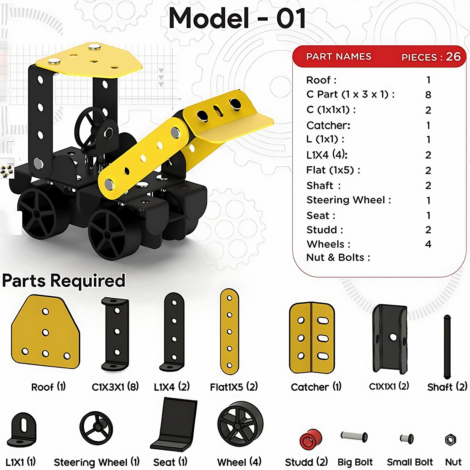 Aditi STEM Educational Mecha Racer DIY Construction Kit Aditi STEM Educational Mecha Racer DIY Construction Kit